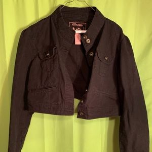 Black Cropped Jacket